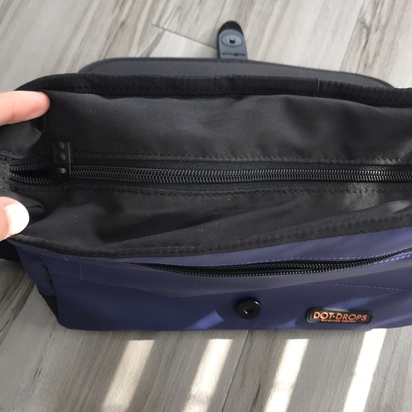 RARE | DOT-DROPS Laptop Bag Blue Black - Picture 9 of 17